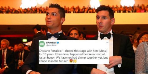 lionel messi about ronaldo