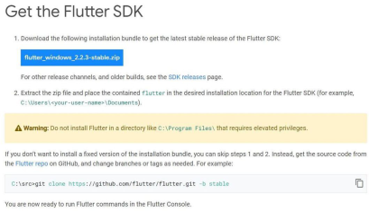 download flutter for windows