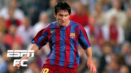 lionel messi barcelona debut