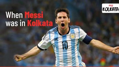 lionel messi in kolkata