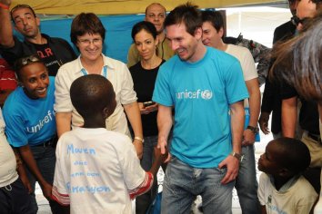 lionel messi unicef