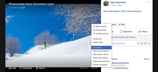 download fb profile pic