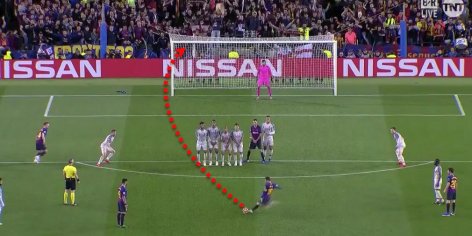 lionel messi free kick goals