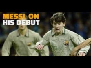 lionel messi fc barcelona debut