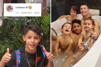 cristiano ronaldo jr instagram