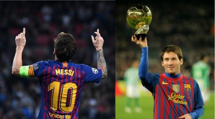 lionel messi best season