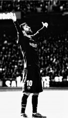 lionel messi black wallpaper