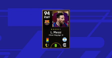 lionel messi efootball 2022