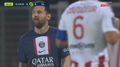 lionel messi vs ajaccio