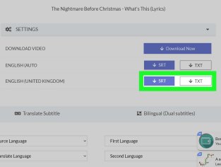 download subtitles from youtube