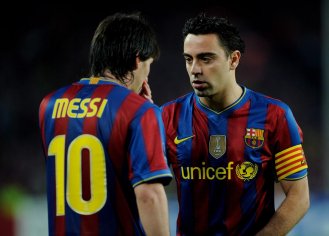 lionel messi xavi