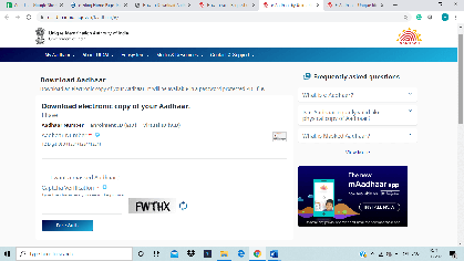 download aadhar card without mobile number