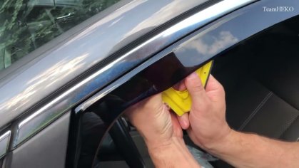 How to install wind deflectors TeamHEKO