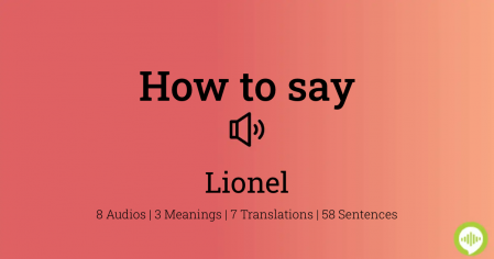 lionel messi full name pronunciation